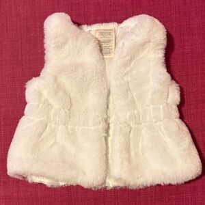 First Impressions Faux Fur Vest.